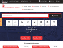 Tablet Screenshot of maharashtradirectory.com